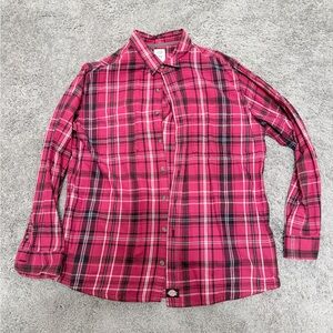 2XLT Red Dickies Flannel